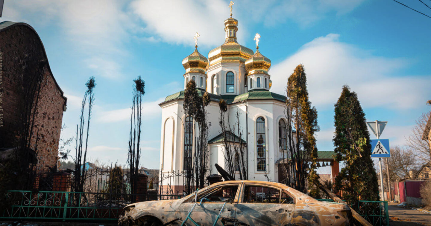 Titelbild zu &quot;Ukraine: Der Krieg &amp; die Kirche&quot;