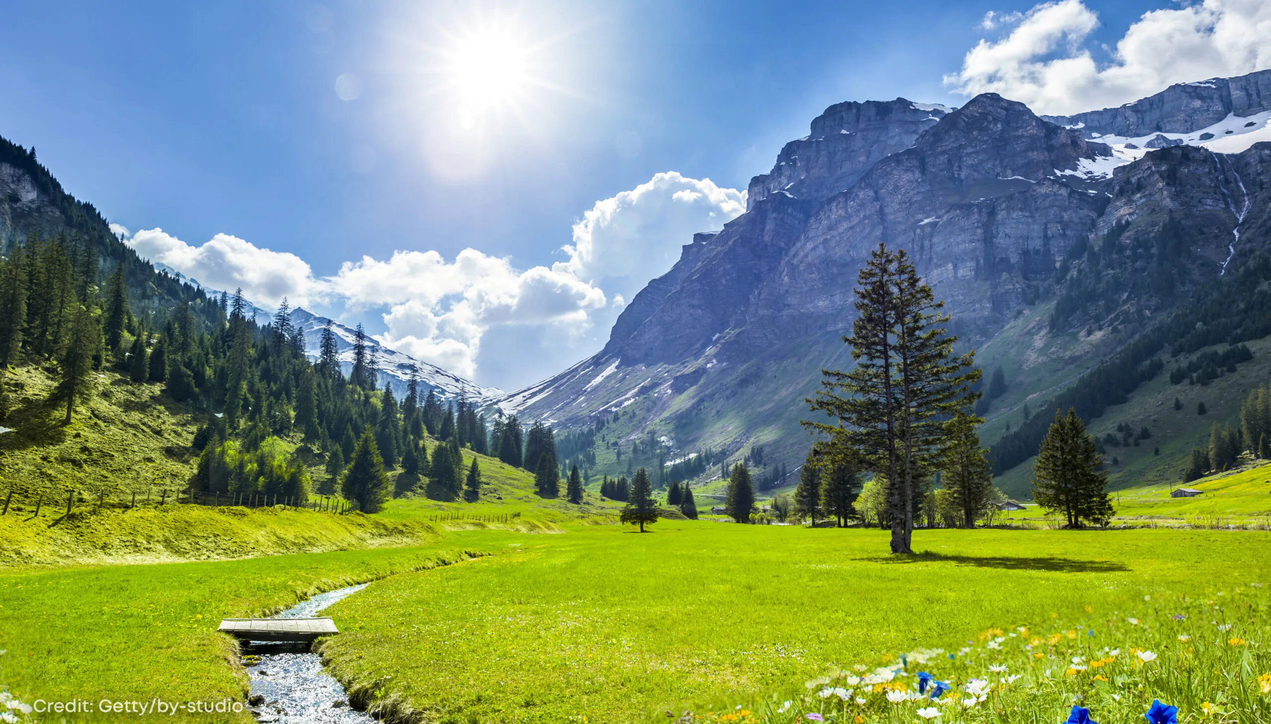 One of many beautiful landscapes of Switzerland